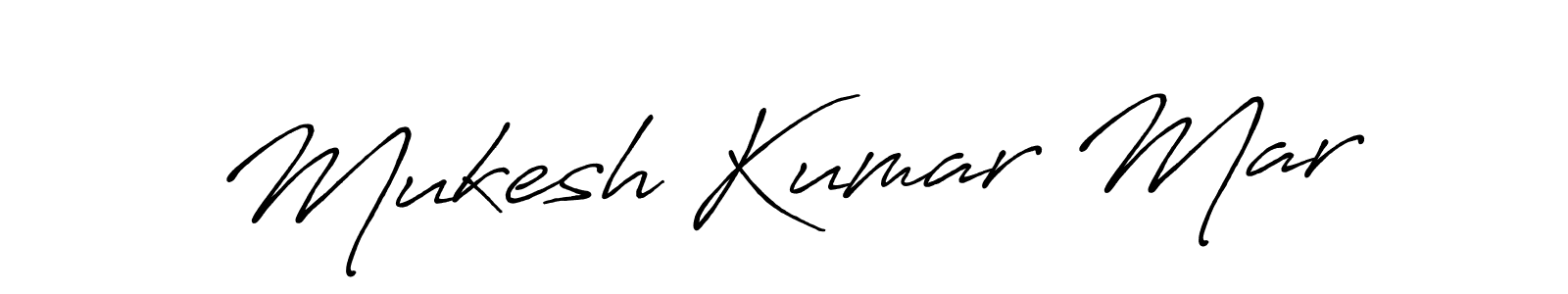 Make a beautiful signature design for name Mukesh Kumar Mar. With this signature (Antro_Vectra_Bolder) style, you can create a handwritten signature for free. Mukesh Kumar Mar signature style 7 images and pictures png