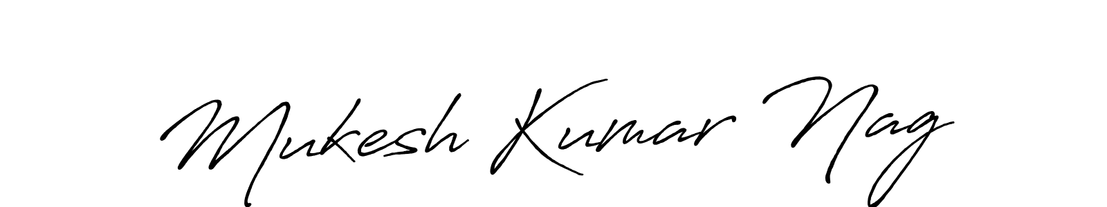 Also we have Mukesh Kumar Nag name is the best signature style. Create professional handwritten signature collection using Antro_Vectra_Bolder autograph style. Mukesh Kumar Nag signature style 7 images and pictures png