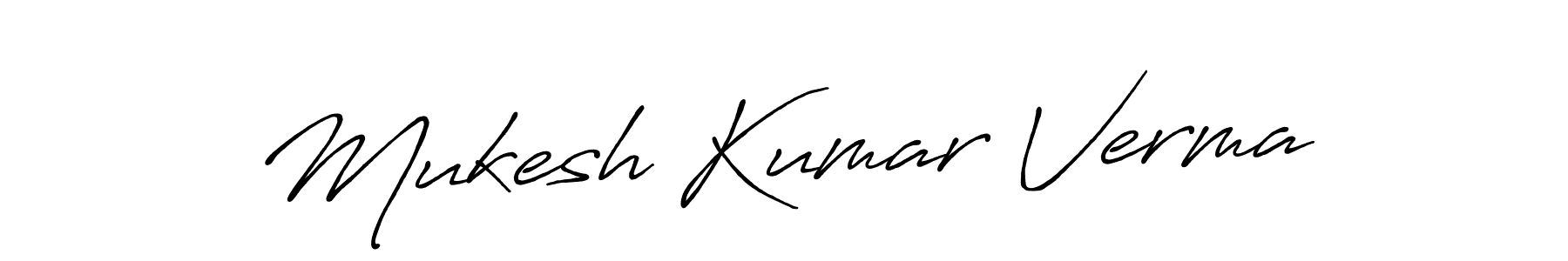 Make a short Mukesh Kumar Verma signature style. Manage your documents anywhere anytime using Antro_Vectra_Bolder. Create and add eSignatures, submit forms, share and send files easily. Mukesh Kumar Verma signature style 7 images and pictures png