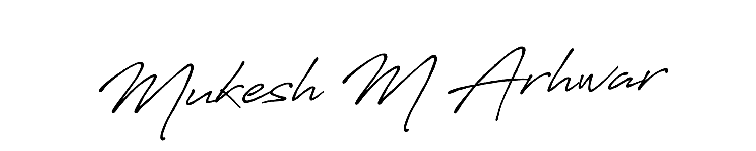 Best and Professional Signature Style for Mukesh M Arhwar. Antro_Vectra_Bolder Best Signature Style Collection. Mukesh M Arhwar signature style 7 images and pictures png