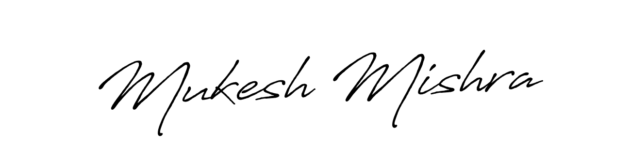 How to make Mukesh Mishra signature? Antro_Vectra_Bolder is a professional autograph style. Create handwritten signature for Mukesh Mishra name. Mukesh Mishra signature style 7 images and pictures png