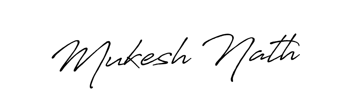 Once you've used our free online signature maker to create your best signature Antro_Vectra_Bolder style, it's time to enjoy all of the benefits that Mukesh Nath name signing documents. Mukesh Nath signature style 7 images and pictures png