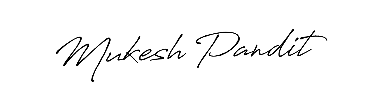 This is the best signature style for the Mukesh Pandit name. Also you like these signature font (Antro_Vectra_Bolder). Mix name signature. Mukesh Pandit signature style 7 images and pictures png