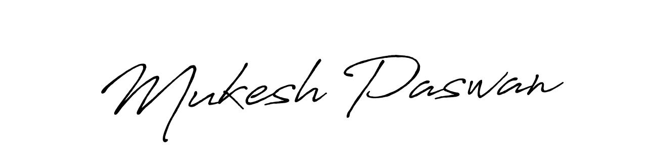 Mukesh Paswan stylish signature style. Best Handwritten Sign (Antro_Vectra_Bolder) for my name. Handwritten Signature Collection Ideas for my name Mukesh Paswan. Mukesh Paswan signature style 7 images and pictures png