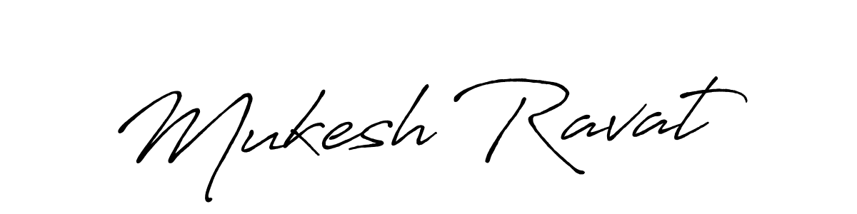 How to make Mukesh Ravat signature? Antro_Vectra_Bolder is a professional autograph style. Create handwritten signature for Mukesh Ravat name. Mukesh Ravat signature style 7 images and pictures png