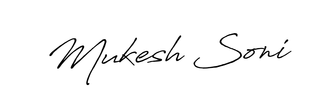 The best way (Antro_Vectra_Bolder) to make a short signature is to pick only two or three words in your name. The name Mukesh Soni include a total of six letters. For converting this name. Mukesh Soni signature style 7 images and pictures png
