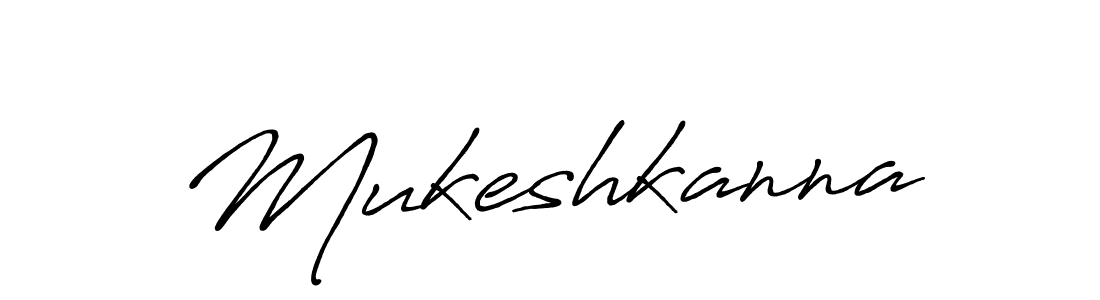 Create a beautiful signature design for name Mukeshkanna. With this signature (Antro_Vectra_Bolder) fonts, you can make a handwritten signature for free. Mukeshkanna signature style 7 images and pictures png