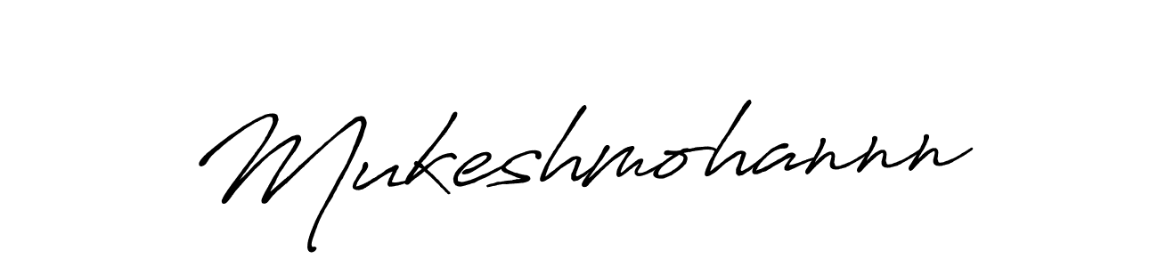 Also we have Mukeshmohannn name is the best signature style. Create professional handwritten signature collection using Antro_Vectra_Bolder autograph style. Mukeshmohannn signature style 7 images and pictures png