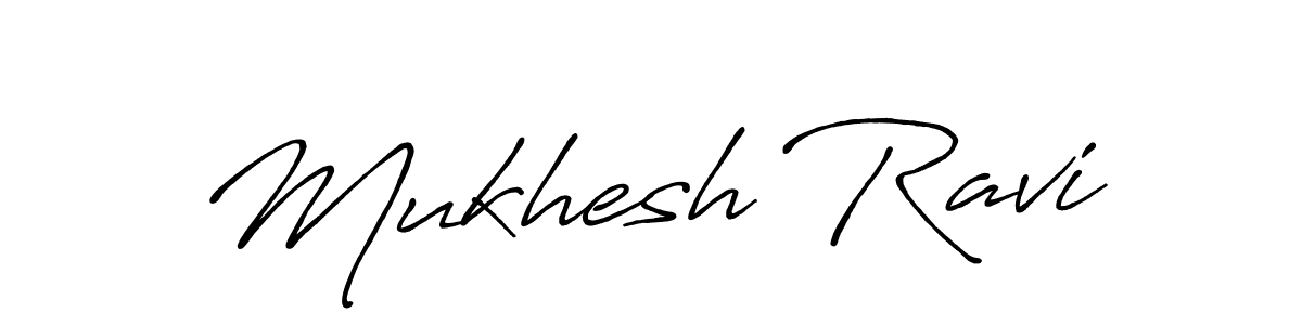 Here are the top 10 professional signature styles for the name Mukhesh Ravi. These are the best autograph styles you can use for your name. Mukhesh Ravi signature style 7 images and pictures png