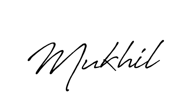 Also we have Mukhil name is the best signature style. Create professional handwritten signature collection using Antro_Vectra_Bolder autograph style. Mukhil signature style 7 images and pictures png