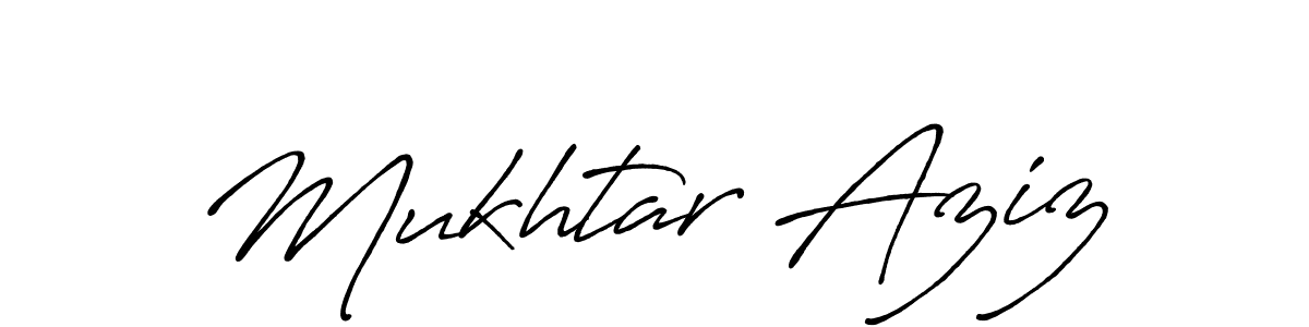Antro_Vectra_Bolder is a professional signature style that is perfect for those who want to add a touch of class to their signature. It is also a great choice for those who want to make their signature more unique. Get Mukhtar Aziz name to fancy signature for free. Mukhtar Aziz signature style 7 images and pictures png