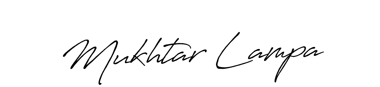 Use a signature maker to create a handwritten signature online. With this signature software, you can design (Antro_Vectra_Bolder) your own signature for name Mukhtar Lampa. Mukhtar Lampa signature style 7 images and pictures png