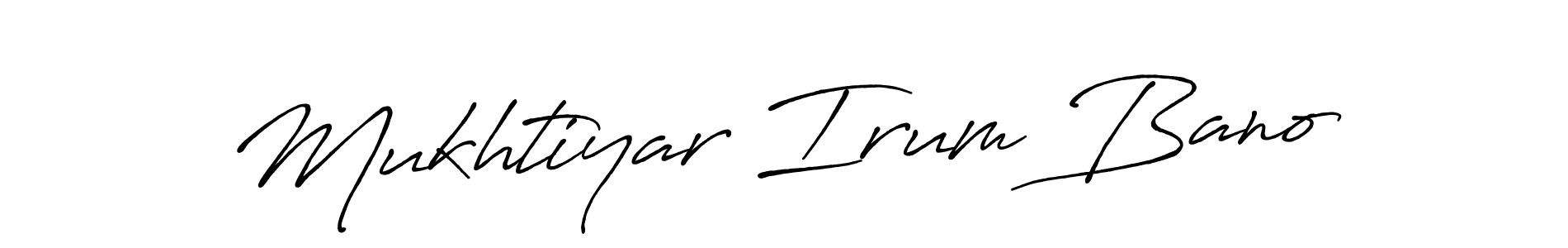 This is the best signature style for the Mukhtiyar Irum Bano name. Also you like these signature font (Antro_Vectra_Bolder). Mix name signature. Mukhtiyar Irum Bano signature style 7 images and pictures png