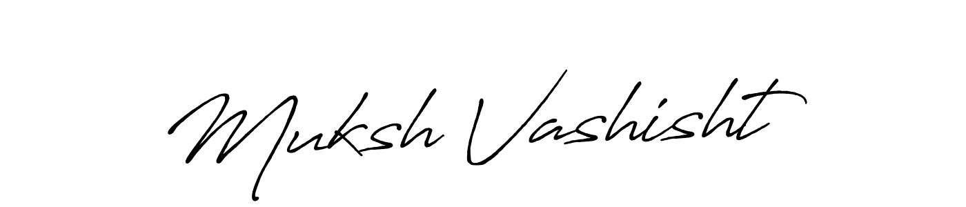 Make a short Muksh Vashisht signature style. Manage your documents anywhere anytime using Antro_Vectra_Bolder. Create and add eSignatures, submit forms, share and send files easily. Muksh Vashisht signature style 7 images and pictures png