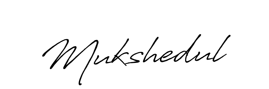 It looks lik you need a new signature style for name Mukshedul. Design unique handwritten (Antro_Vectra_Bolder) signature with our free signature maker in just a few clicks. Mukshedul signature style 7 images and pictures png