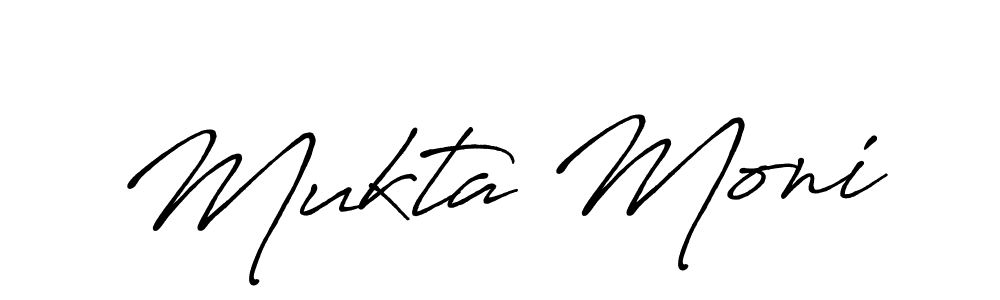 Make a beautiful signature design for name Mukta Moni. Use this online signature maker to create a handwritten signature for free. Mukta Moni signature style 7 images and pictures png