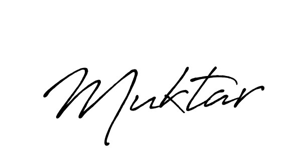 Design your own signature with our free online signature maker. With this signature software, you can create a handwritten (Antro_Vectra_Bolder) signature for name Muktar. Muktar signature style 7 images and pictures png