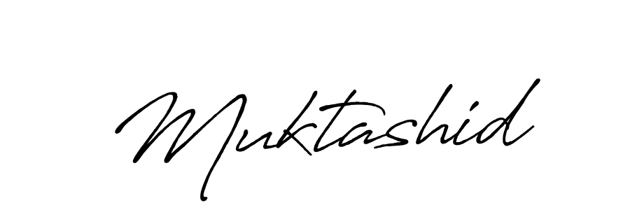 Also we have Muktashid name is the best signature style. Create professional handwritten signature collection using Antro_Vectra_Bolder autograph style. Muktashid signature style 7 images and pictures png