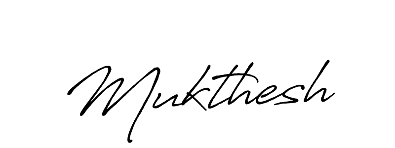 Make a beautiful signature design for name Mukthesh. With this signature (Antro_Vectra_Bolder) style, you can create a handwritten signature for free. Mukthesh signature style 7 images and pictures png