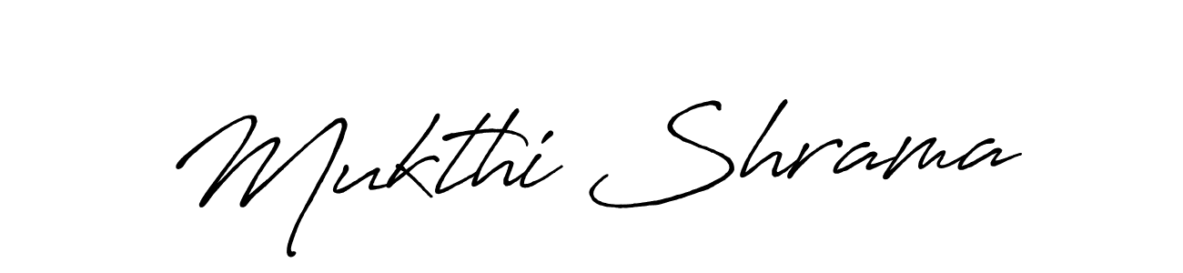 You can use this online signature creator to create a handwritten signature for the name Mukthi Shrama. This is the best online autograph maker. Mukthi Shrama signature style 7 images and pictures png