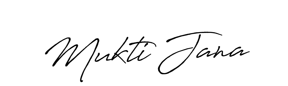 Make a beautiful signature design for name Mukti Jana. Use this online signature maker to create a handwritten signature for free. Mukti Jana signature style 7 images and pictures png