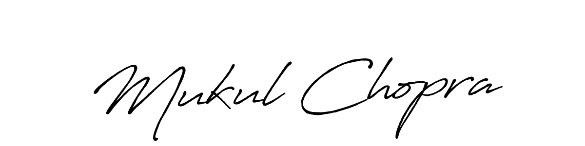 How to make Mukul Chopra signature? Antro_Vectra_Bolder is a professional autograph style. Create handwritten signature for Mukul Chopra name. Mukul Chopra signature style 7 images and pictures png