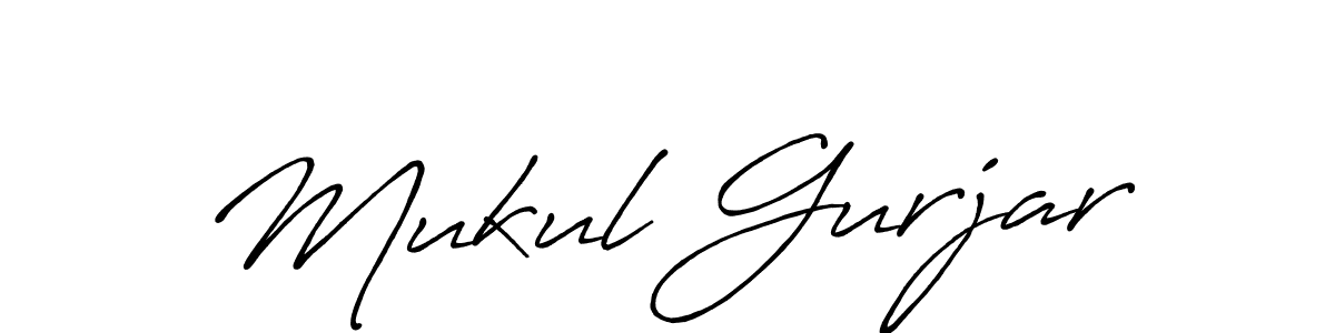 The best way (Antro_Vectra_Bolder) to make a short signature is to pick only two or three words in your name. The name Mukul Gurjar include a total of six letters. For converting this name. Mukul Gurjar signature style 7 images and pictures png