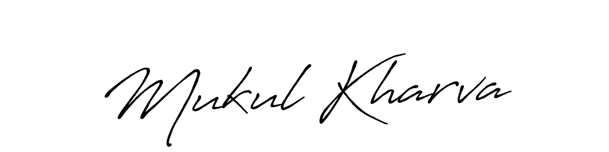 Also You can easily find your signature by using the search form. We will create Mukul Kharva name handwritten signature images for you free of cost using Antro_Vectra_Bolder sign style. Mukul Kharva signature style 7 images and pictures png