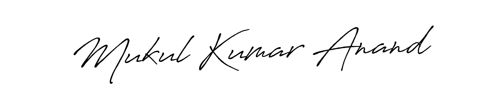 Design your own signature with our free online signature maker. With this signature software, you can create a handwritten (Antro_Vectra_Bolder) signature for name Mukul Kumar Anand. Mukul Kumar Anand signature style 7 images and pictures png