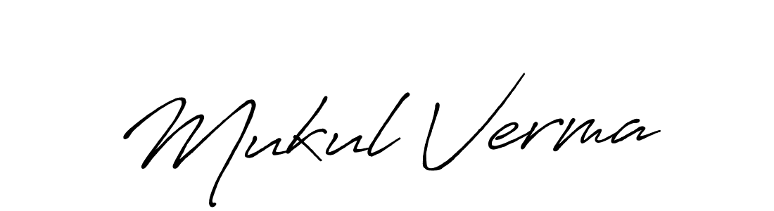 You should practise on your own different ways (Antro_Vectra_Bolder) to write your name (Mukul Verma) in signature. don't let someone else do it for you. Mukul Verma signature style 7 images and pictures png