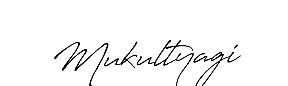 Use a signature maker to create a handwritten signature online. With this signature software, you can design (Antro_Vectra_Bolder) your own signature for name Mukultyagi. Mukultyagi signature style 7 images and pictures png