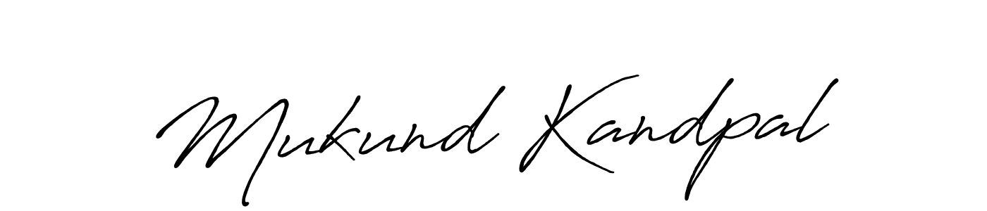 You should practise on your own different ways (Antro_Vectra_Bolder) to write your name (Mukund Kandpal) in signature. don't let someone else do it for you. Mukund Kandpal signature style 7 images and pictures png