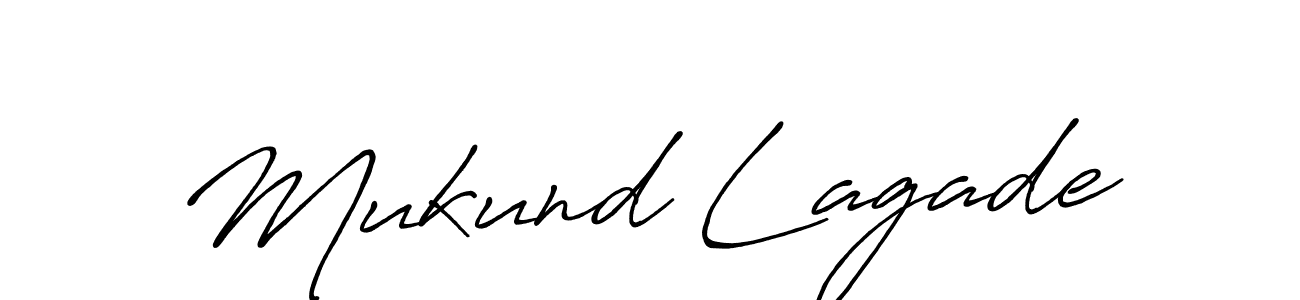 Use a signature maker to create a handwritten signature online. With this signature software, you can design (Antro_Vectra_Bolder) your own signature for name Mukund Lagade. Mukund Lagade signature style 7 images and pictures png