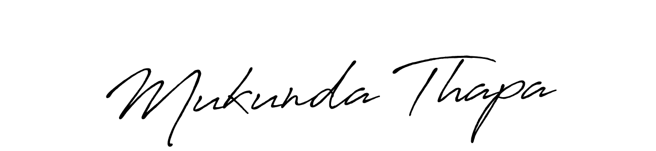 Also You can easily find your signature by using the search form. We will create Mukunda Thapa name handwritten signature images for you free of cost using Antro_Vectra_Bolder sign style. Mukunda Thapa signature style 7 images and pictures png