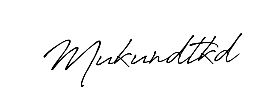 How to make Mukundtkd name signature. Use Antro_Vectra_Bolder style for creating short signs online. This is the latest handwritten sign. Mukundtkd signature style 7 images and pictures png