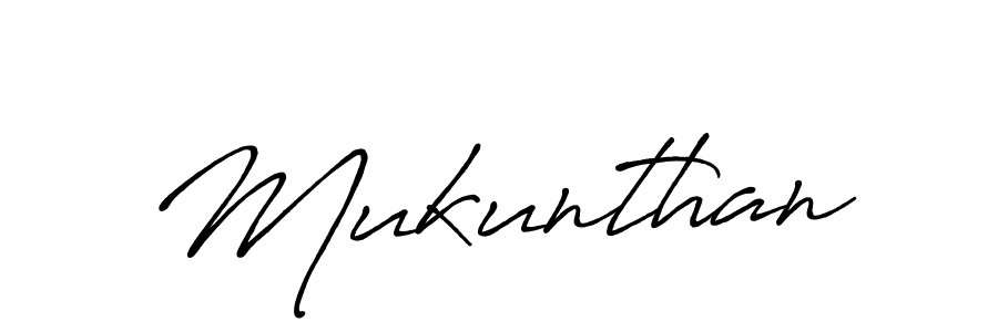 Also we have Mukunthan name is the best signature style. Create professional handwritten signature collection using Antro_Vectra_Bolder autograph style. Mukunthan signature style 7 images and pictures png