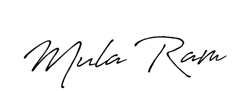 if you are searching for the best signature style for your name Mula Ram. so please give up your signature search. here we have designed multiple signature styles  using Antro_Vectra_Bolder. Mula Ram signature style 7 images and pictures png
