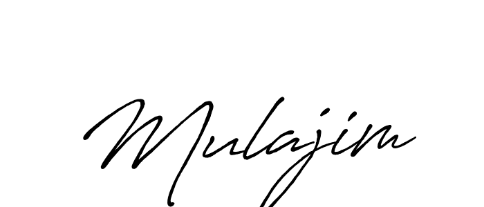 The best way (Antro_Vectra_Bolder) to make a short signature is to pick only two or three words in your name. The name Mulajim include a total of six letters. For converting this name. Mulajim signature style 7 images and pictures png