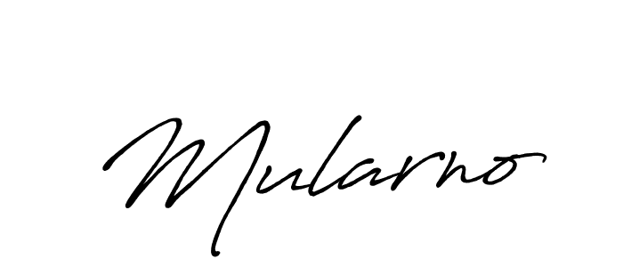 Mularno stylish signature style. Best Handwritten Sign (Antro_Vectra_Bolder) for my name. Handwritten Signature Collection Ideas for my name Mularno. Mularno signature style 7 images and pictures png