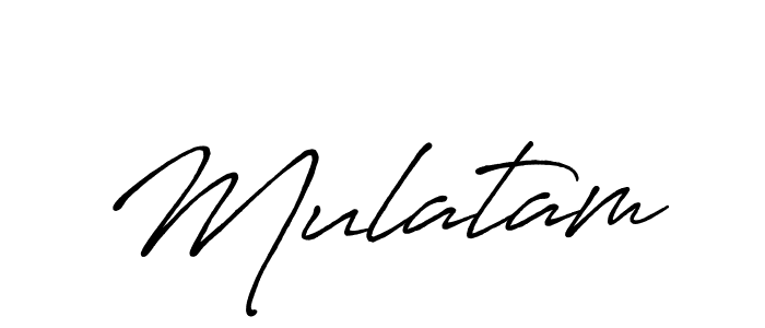 The best way (Antro_Vectra_Bolder) to make a short signature is to pick only two or three words in your name. The name Mulatam include a total of six letters. For converting this name. Mulatam signature style 7 images and pictures png