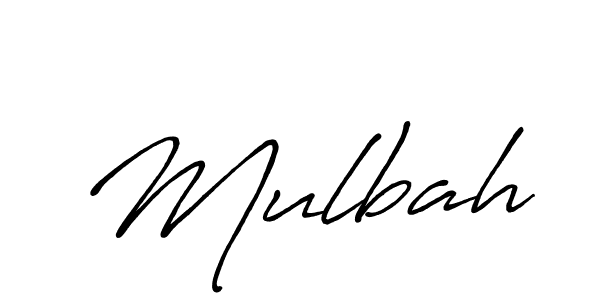 Also we have Mulbah name is the best signature style. Create professional handwritten signature collection using Antro_Vectra_Bolder autograph style. Mulbah signature style 7 images and pictures png