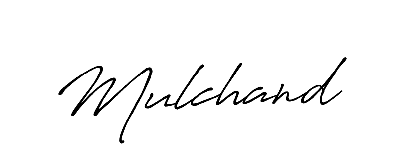 Design your own signature with our free online signature maker. With this signature software, you can create a handwritten (Antro_Vectra_Bolder) signature for name Mulchand. Mulchand signature style 7 images and pictures png