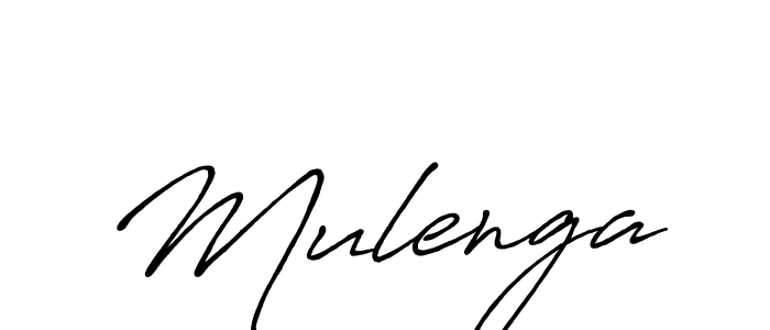 Design your own signature with our free online signature maker. With this signature software, you can create a handwritten (Antro_Vectra_Bolder) signature for name Mulenga. Mulenga signature style 7 images and pictures png