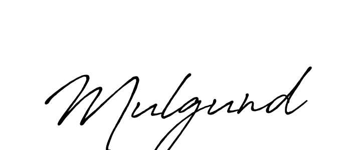 Design your own signature with our free online signature maker. With this signature software, you can create a handwritten (Antro_Vectra_Bolder) signature for name Mulgund. Mulgund signature style 7 images and pictures png