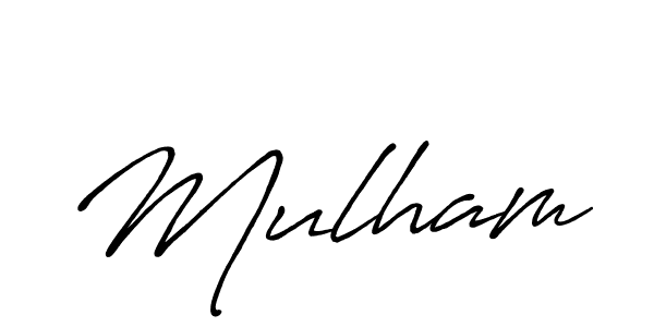 Best and Professional Signature Style for Mulham. Antro_Vectra_Bolder Best Signature Style Collection. Mulham signature style 7 images and pictures png