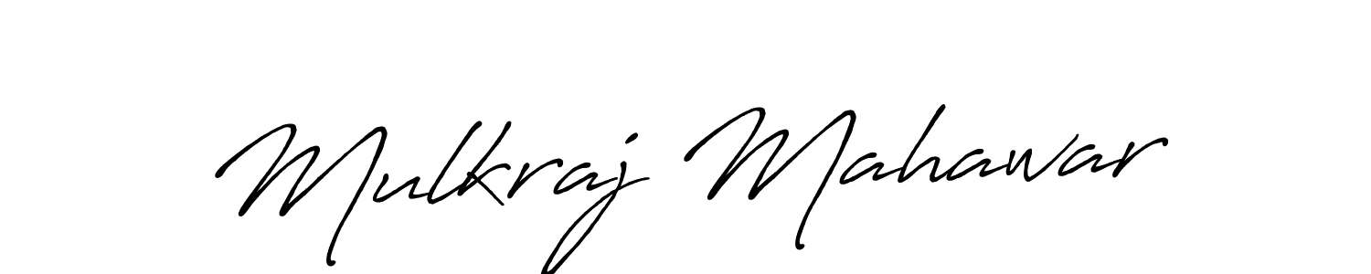 Make a beautiful signature design for name Mulkraj Mahawar. With this signature (Antro_Vectra_Bolder) style, you can create a handwritten signature for free. Mulkraj Mahawar signature style 7 images and pictures png