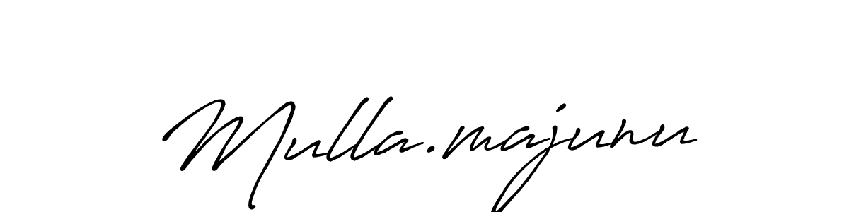 Mulla.majunu stylish signature style. Best Handwritten Sign (Antro_Vectra_Bolder) for my name. Handwritten Signature Collection Ideas for my name Mulla.majunu. Mulla.majunu signature style 7 images and pictures png