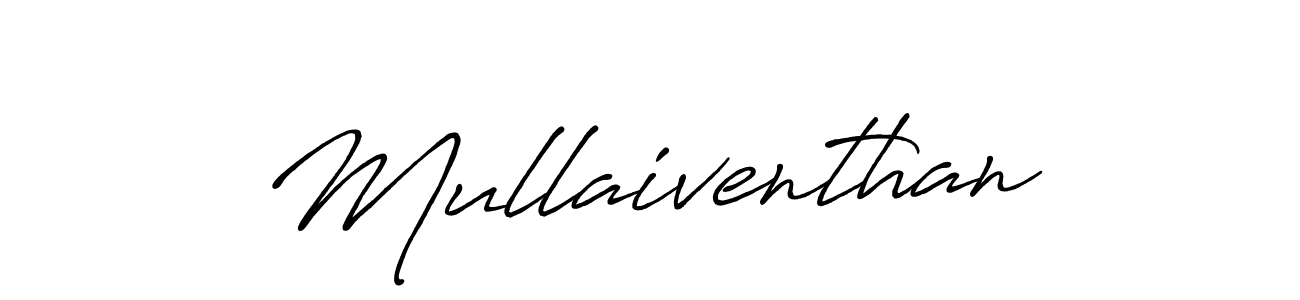 Make a beautiful signature design for name Mullaiventhan. With this signature (Antro_Vectra_Bolder) style, you can create a handwritten signature for free. Mullaiventhan signature style 7 images and pictures png