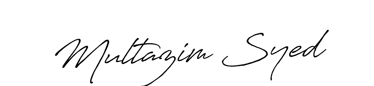 Also You can easily find your signature by using the search form. We will create Multazim Syed name handwritten signature images for you free of cost using Antro_Vectra_Bolder sign style. Multazim Syed signature style 7 images and pictures png