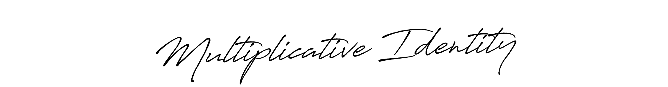 Design your own signature with our free online signature maker. With this signature software, you can create a handwritten (Antro_Vectra_Bolder) signature for name Multiplicative Identity. Multiplicative Identity signature style 7 images and pictures png